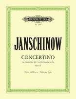 Concertino im russischen Stil op. 35: Ausgabe für Violine und Klavier