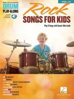 Rock Songs for Kids Drum Play-Along Volume 41 Book/Online Audio