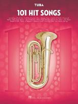101 Hit Songs for Tuba Sheet Music Songbook Solo Instrumental Folio for All Levels Includes All of Me, Clocks, Uptown Funk, Shake It Off, Rolling in the Deep and More