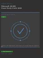Microsoft AI-103 Exam Study Guide 2026: Azure AI App Developer Certification