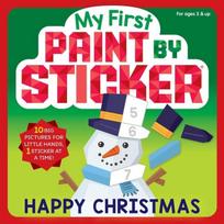 My First Paint by Sticker: Happy Christmas: (For Kids Ages 3-5)