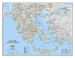 National Geographic Greece Wall Map - Classic (30.25 X 23.5 In)