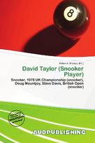 David Taylor (Snooker Player): Snooker, 1978 UK Championship (snooker), Doug Mountjoy, Steve Davis,        British Open (snooker)