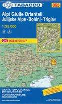 Tabacco Wandern 1 : 25 000  Alpi Giulie Orientali-Julijske Alpe-Bohinj-Triglav