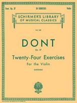 24 Exercises, Op 37: Schirmer Library of Classics Volume 328 Violin Method