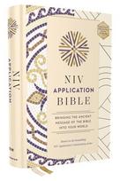 NIV Application Bible, Hardcover, Multi-Cream, Red Letter, Comfort Print: Bringing the Ancient Message of the Bible Into Your World