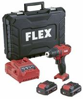 Akumuliatorinis suktuvas-gręžtuvas su akumuliatoriumi FLEX DD 2G 10,8V LDBC, 10.8 V, 2.5 Ah
