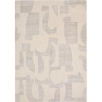Rankų darbo pilkos spalvos/smėlio spalvos iš vilnos kilimas 200x300 cm Norela – Kave Home