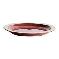 Bordo spalvos iš keramikos lėkštė ø 25 cm Doren – Kave Home