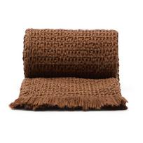Rudos spalvos antklodė ir pledas 130x170 cm Nulina – Kave Home