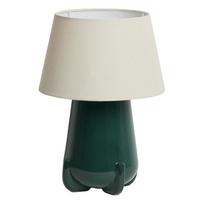 Žalios spalvos/dramblio kaulo spalvos iš keramikos stalinis šviestuvas (aukštis 45,5 cm) Odra – Kave Home