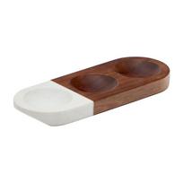 Iš medienos padėklas 13x33 cm Tori – Kave Home