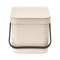 Šiukšliadėžė Brabantia Sort & Go 251702, smėlio sp., 6 l, 18.1 cm x 20 cm