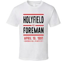 Holyfield Vs Foreman April 19 1991 Boardwalk Hall Atlantic City Boxing T Shirt M