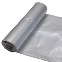 Garbage bags thick 50 microns durable roll 25 pcs transparent 120L