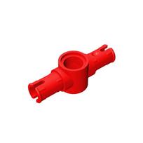 Rainbow Pig MOC Parts 87082 High-Tech Pin 3L Connector Hub Compatible Bricks DIY Assmble Building Blocks Particle Kid Brain Toy raudona