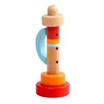 Trumpet Wooden For Kids Music Instruments Preschool Early Educational Toys Birthday Gifts Party Favors Kinder Spielzeuge
