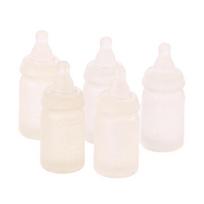 112 1Set Dolls House Miniature Baby Bottles Shampoo Bibs Set Nursery Accessory Gift Baby Bottles Set For Kids Adults Children's Birthday Gift Holiday
