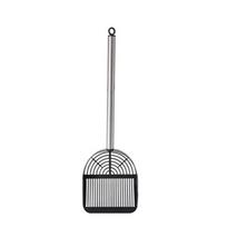Cats Litter Scoops Smooth Metal Sifter Hollow Deep Shovel Metal Handle Poop Sifting Kittens Poop Scooper