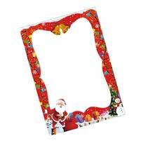 Creative Photo Booth Backdrops and Phone Frame Christmas Celebration Essential Photography Accessories for Parties