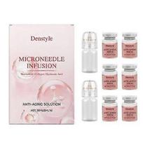 Microneedle Infusion Anti-Aging Serum Set (5ml*6 + 2 Rollers)  Niacinamide Collagen Hyaluronic Acid Roller Serum, Deep Anti-Aging & Brightening for Sm 1PCS