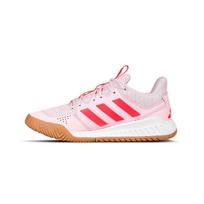 Adidas Volleyball Shoes Unisex Low Top White/Pink KJ9641 38