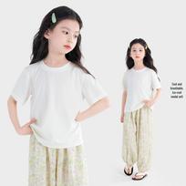 TuTu Little Elephant Girls' Modal Blend Short Sleeve T-Shirt 150 abrikosas