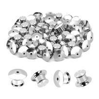 Feb.Locking Pin Back Metal Pin Backing, Locking Pin Keeper Clasp For Brooch Enamel Lapel