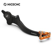 NiceCNC Brake Pedal Lever For Husqvarna 701 Enduro 701 Supermoto 2016-2019 For KTM 690 Enduro R 690 SMC R 2011-2018 2012 2013 oranžinė