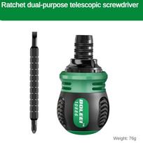High quality ratchet screwdriver set with multifunctional adjustable inner cross shaped triangular plum blossom shaped screwdriv 2-in-1