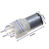 1PCS High Air Flow DC Diaphragm Pump 5V-12V Diaphragm Pump 5.3-5.5L/Min 100KPa For Aquarium Fish Tank Oxygenation DIY Device DC5V-7.4V