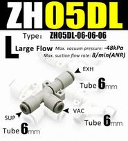 Tubular Vacuum Generator ZH05DS/ZH07DS/ZH10DL-06-08-10-01-02 Negative Pressure Generator