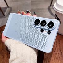 Heat Dissipation Breathable Mesh PC Case For Samsung Galaxy S26 S2 S24 S23 S22 Ultra S21 Plus Len Protect Thin Matte Hard Cover Galaxy S26 Ultra