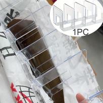 1pc/2pcs, Shoe Storage Rack, Storage Supplies, Transparent Shoe Rack, Shoe Storage, Transparent Shoe Rack, 4-section Shoe Rack