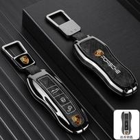 Cinko Lydinio Automobilio Raktų Dėklas Dangtelis Korpusas Porsche Panamera Spyder Carrera Macan Boxster Cayman Cayenne 911 970 981 991 Priedams