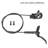 MEROCA M4 MTB Bike Hydraulic Brake 4 piston mtb brakes bike hydraulic disc brake MT420 Cycling accessories for mountain bike Left rear