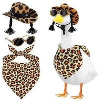 Outfit Set with Hat Bandana Sunglasses and Headband for Outdoor Decorative Statue Accessories Costume