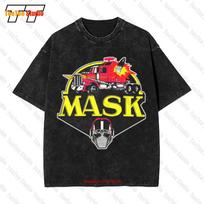 Mask S Cartoon S Old Schooltv Cult Vintage Oversized TShirt UAXC S