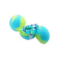 Bath Bomb Bracelet Toy Bath Fizzy Bathing Toy with Beaded Bracelet and Charm for Kids and Adults Relaxing Bath Time Fun