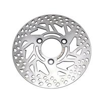 220mm 3 skylės stabdžių diskas, skylučių tarpas 70mm, nerūdijančio plieno priekiniai ir galiniai rotoriai universaliam motociklui, motoroleriui, krosiniam dviračiui, ATV sidabras