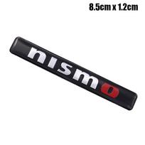 1pcs Hot sale aluminum Car Fender side logo Car door Emblem Rear emblem car window sticker styling Accessories For Nissan NISMO aluminum sticker