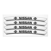 Car Wheel Rims Badge Sticker Decals for Nissan Nismo Tiida TEANA Sentra Patrol Maxima X-TRAIL Murano Pulsar Altima Rogue Sylphy
