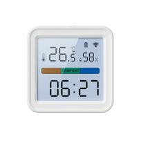 Tuya New WiFi Temperature Humidity Sensor Smart Life Backlight Hygrometer Thermometer Sensor Support Alexa Google Home Assistant TH08