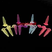 500Pcs/Lot 1.5ml Colourful Plastic Centrifuge Tube Conical Bottom Sample Tube Vial Clear Container Laboratory blue 500pcs