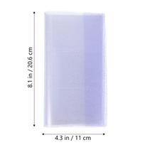 SEWACC 1 Book Ticket Collection Album Business Card Photo Storage Organizer violetinė