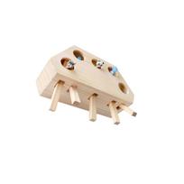Wood Cat Hamster Toy Scratching Board Box Play Pet Interactive 31x22x10cm