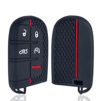 Remote Key Holder Case Cover Fit For Jeep Compass Grandcherokee Dodge Durango Charger Challenger Journey For Fiat 5Button Shell