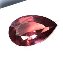 Natural PADPARADSCHA Sapphire CERTIFIED 9.80 Ct Pear Cut Loose Gemstone 15.14 mm rožinė