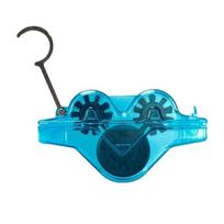 Bicycle Chain Cleaner Set - Bike Chain Wash Tool with Brush Oil Protection for Mountain Cycling Accessories mėlyna