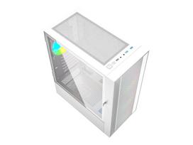 Korpusas PC korpusas - Gembird - Fornax 4000 - Baltas - ARGB aušinimas - Midi ATX